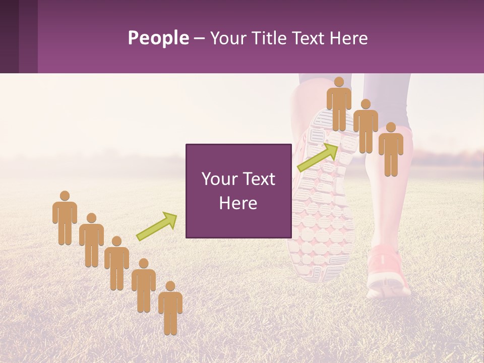 A Person Walking On A Field With A Skateboard PowerPoint Template