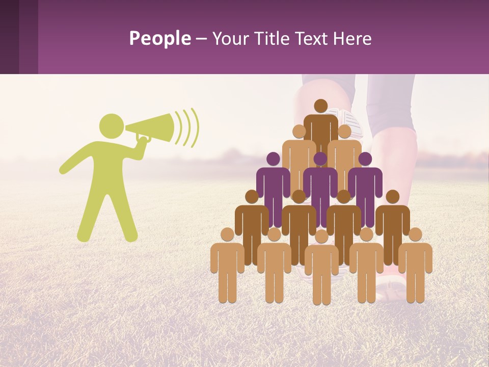 A Person Walking On A Field With A Skateboard PowerPoint Template