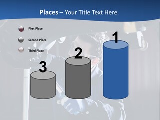 A Man Working On A Car In A Garage PowerPoint Template