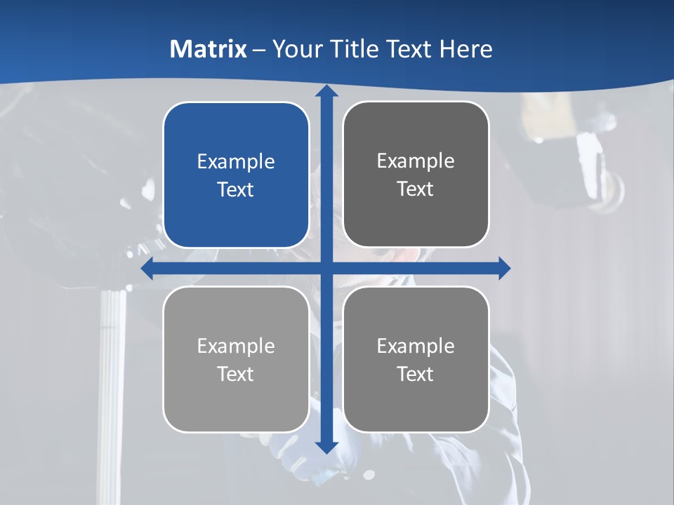 A Man Working On A Car In A Garage PowerPoint Template