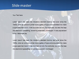 A Man Working On A Car In A Garage PowerPoint Template