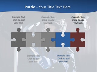 A Man Working On A Car In A Garage PowerPoint Template