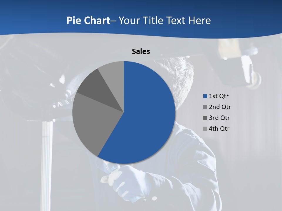 A Man Working On A Car In A Garage PowerPoint Template