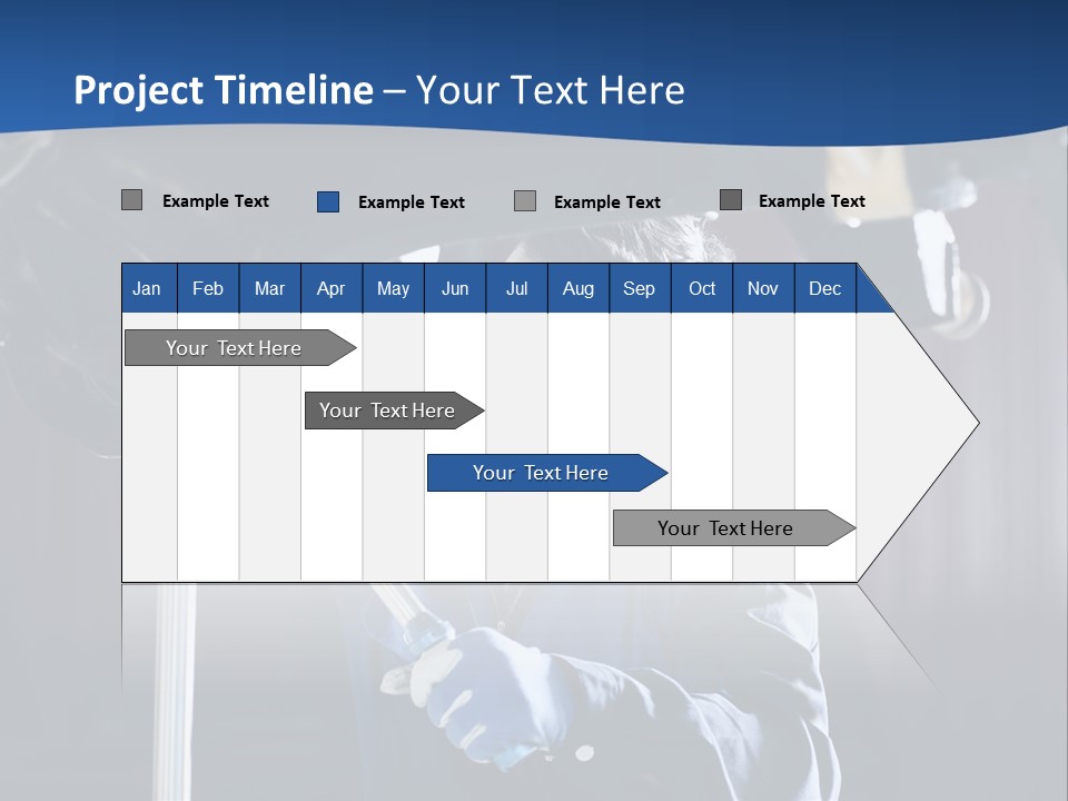 A Man Working On A Car In A Garage PowerPoint Template
