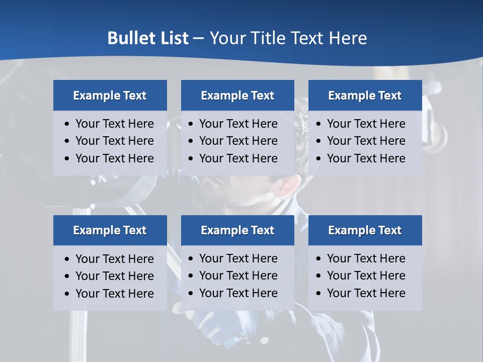 A Man Working On A Car In A Garage PowerPoint Template