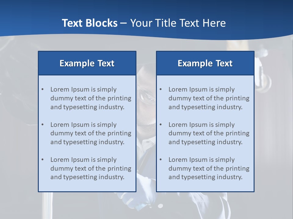 A Man Working On A Car In A Garage PowerPoint Template