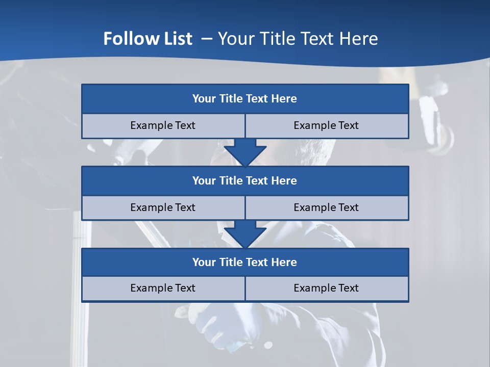 A Man Working On A Car In A Garage PowerPoint Template