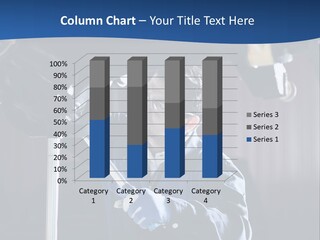 A Man Working On A Car In A Garage PowerPoint Template