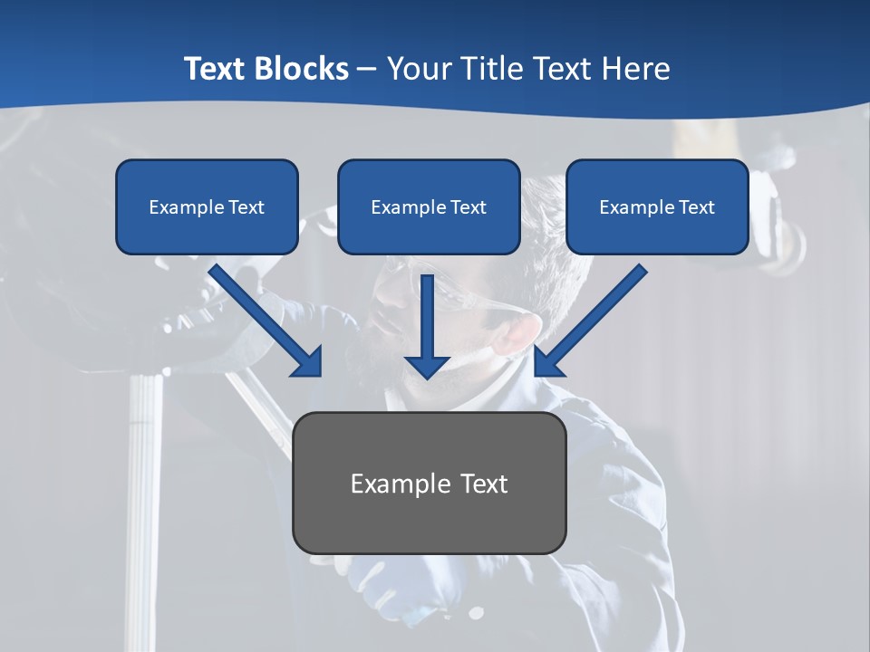 A Man Working On A Car In A Garage PowerPoint Template