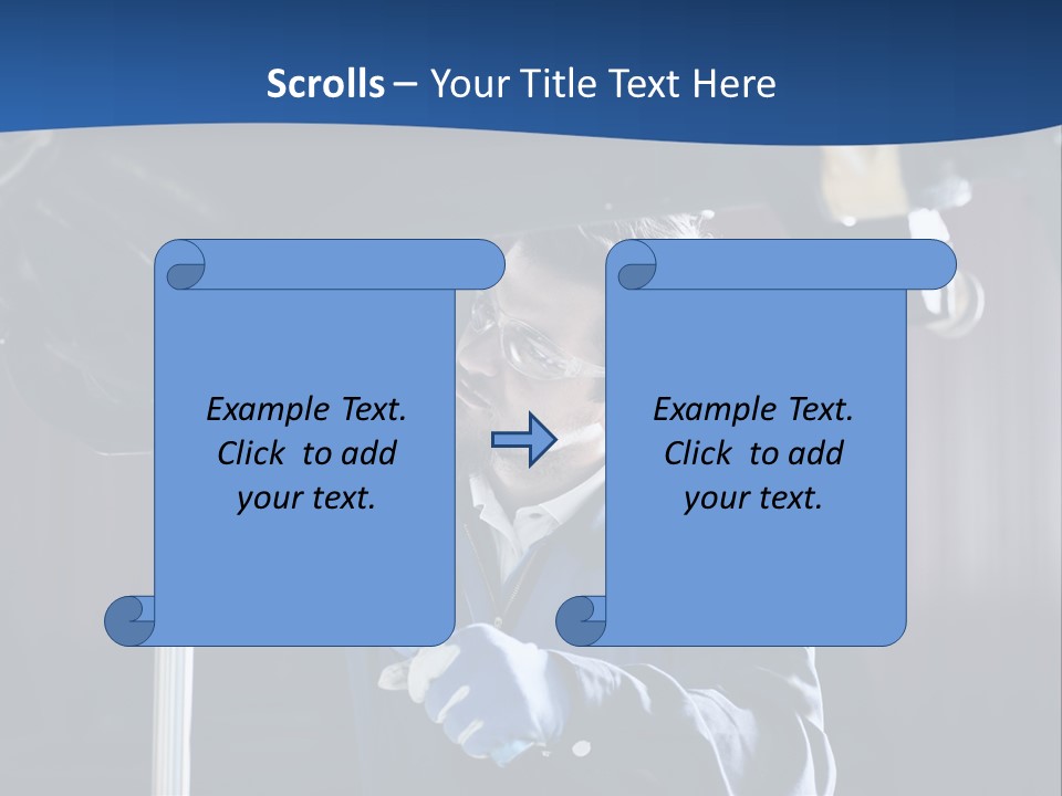 A Man Working On A Car In A Garage PowerPoint Template