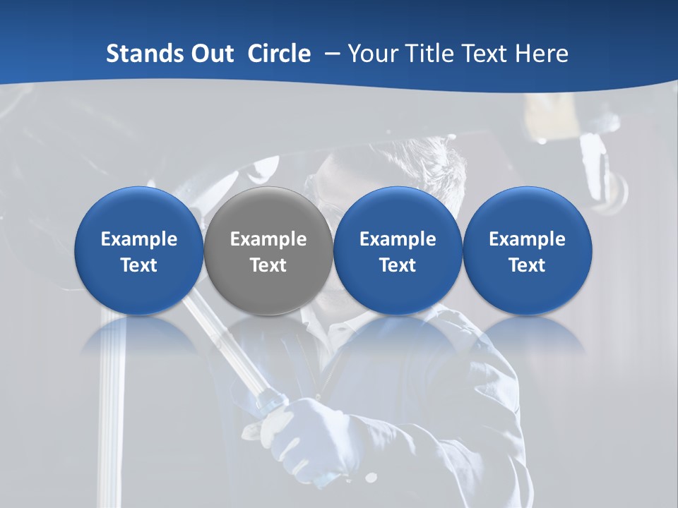 A Man Working On A Car In A Garage PowerPoint Template