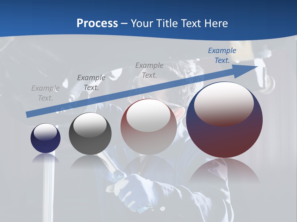 A Man Working On A Car In A Garage PowerPoint Template