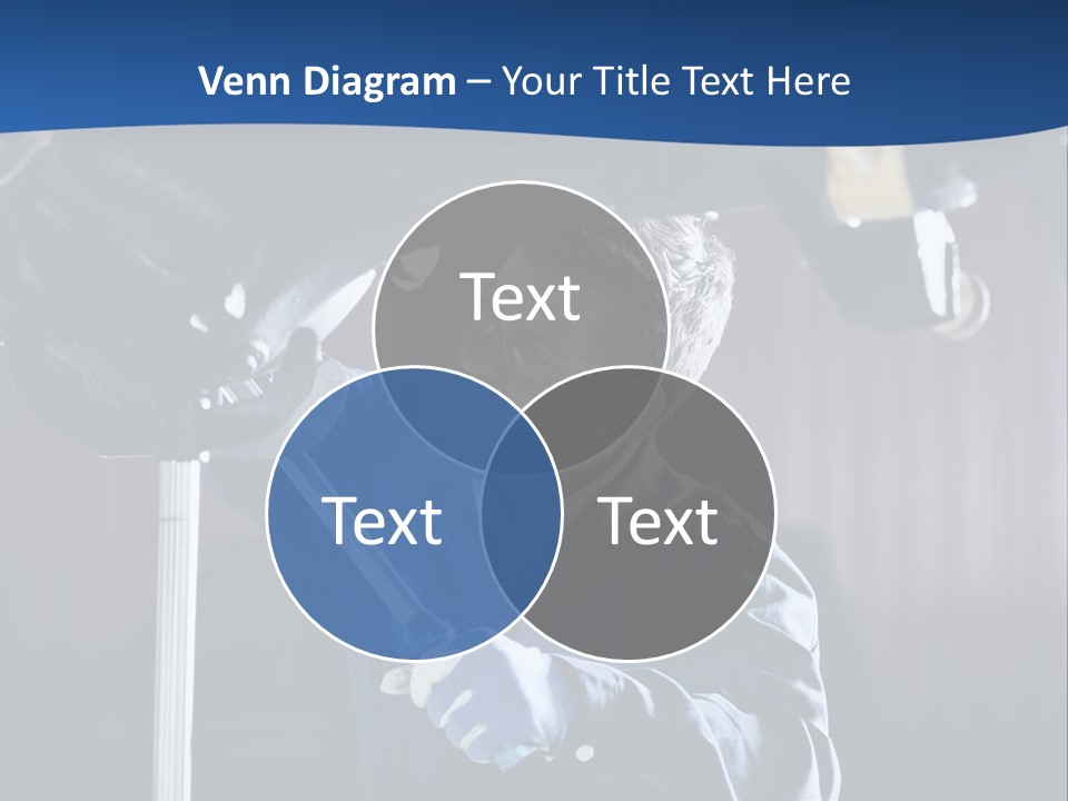 A Man Working On A Car In A Garage PowerPoint Template