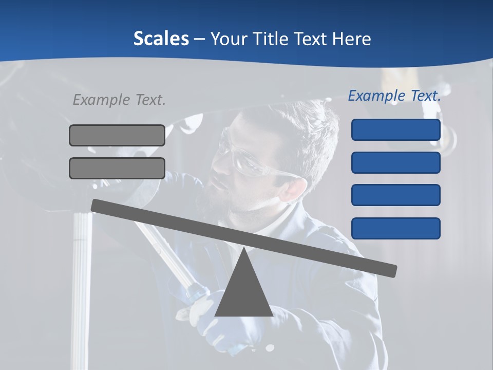 A Man Working On A Car In A Garage PowerPoint Template