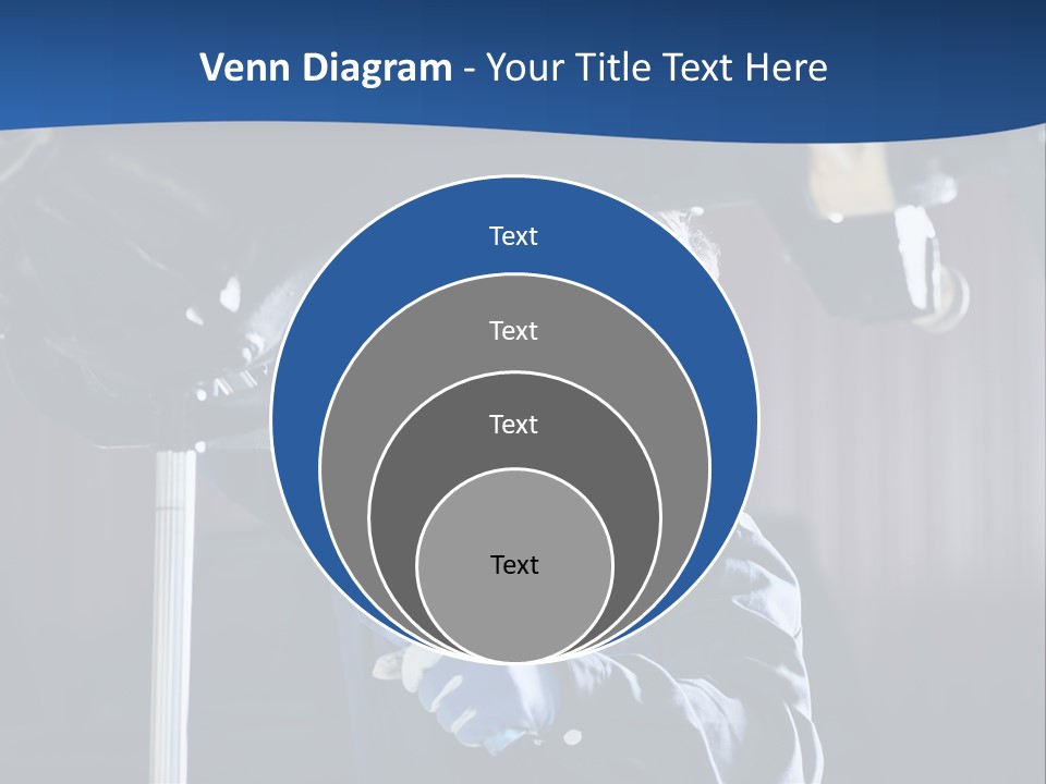 A Man Working On A Car In A Garage PowerPoint Template