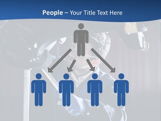 A Man Working On A Car In A Garage PowerPoint Template