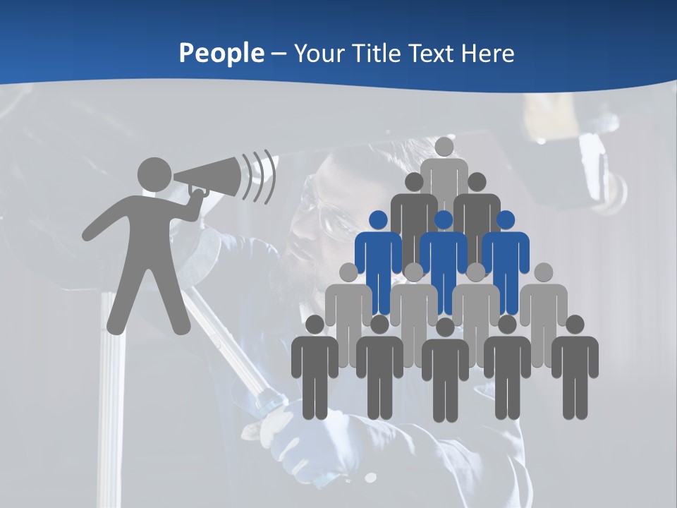 A Man Working On A Car In A Garage PowerPoint Template