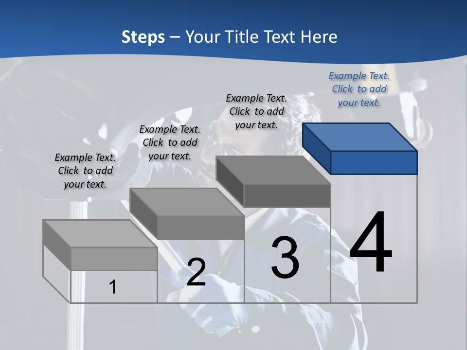 A Man Working On A Car In A Garage PowerPoint Template