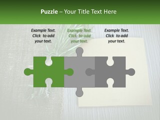 A Piece Of Paper With A Sprig Of Rosemary On Top Of It PowerPoint Template