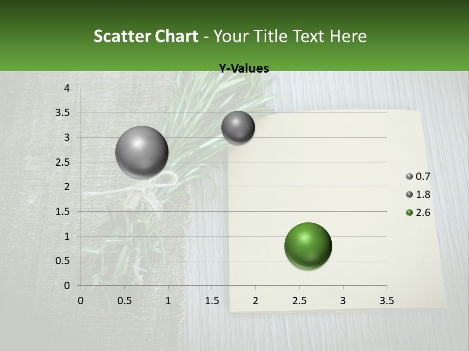A Piece Of Paper With A Sprig Of Rosemary On Top Of It PowerPoint Template