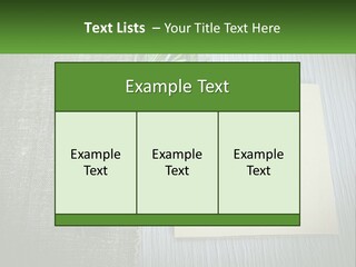 A Piece Of Paper With A Sprig Of Rosemary On Top Of It PowerPoint Template