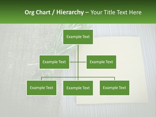 A Piece Of Paper With A Sprig Of Rosemary On Top Of It PowerPoint Template