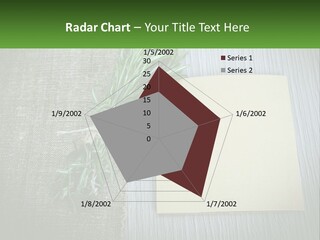 A Piece Of Paper With A Sprig Of Rosemary On Top Of It PowerPoint Template
