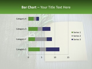 A Piece Of Paper With A Sprig Of Rosemary On Top Of It PowerPoint Template