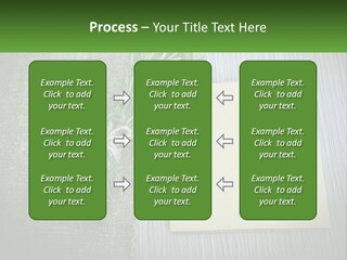 A Piece Of Paper With A Sprig Of Rosemary On Top Of It PowerPoint Template