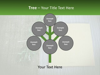 A Piece Of Paper With A Sprig Of Rosemary On Top Of It PowerPoint Template