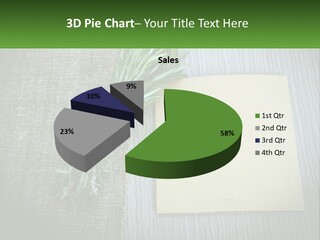 A Piece Of Paper With A Sprig Of Rosemary On Top Of It PowerPoint Template