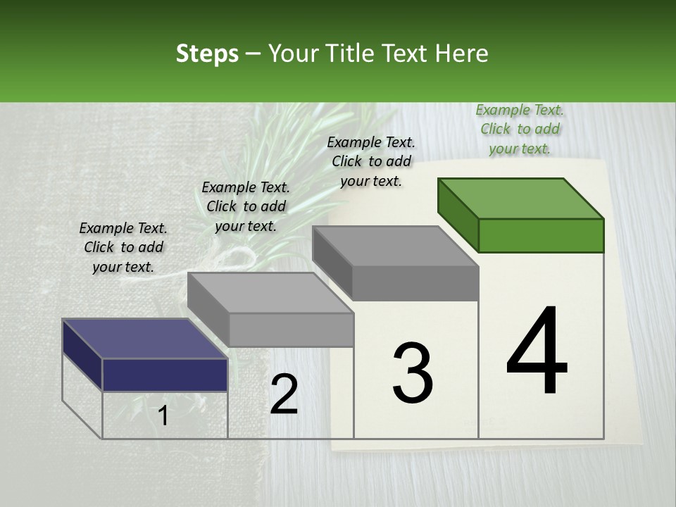 A Piece Of Paper With A Sprig Of Rosemary On Top Of It PowerPoint Template