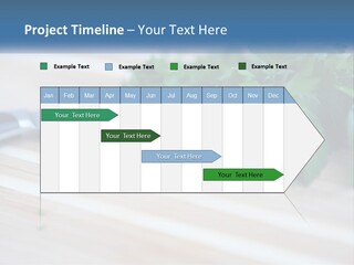 A Bunch Of Green Leaves On A Cutting Board With A Knife PowerPoint Template
