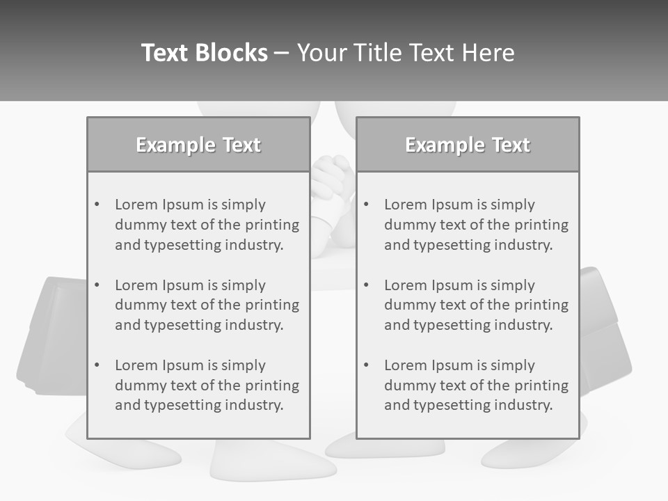 Two People Shaking Hands At A Table With Briefcases PowerPoint Template