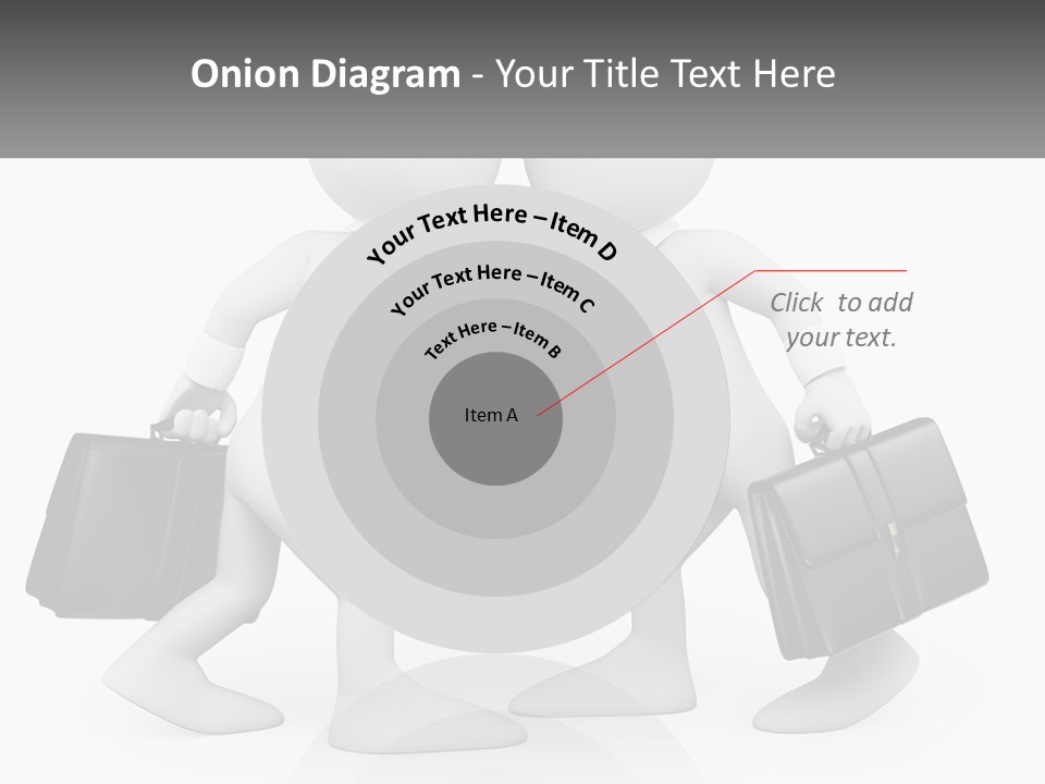 Two People Shaking Hands At A Table With Briefcases PowerPoint Template