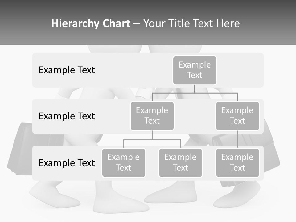 Two People Shaking Hands At A Table With Briefcases PowerPoint Template
