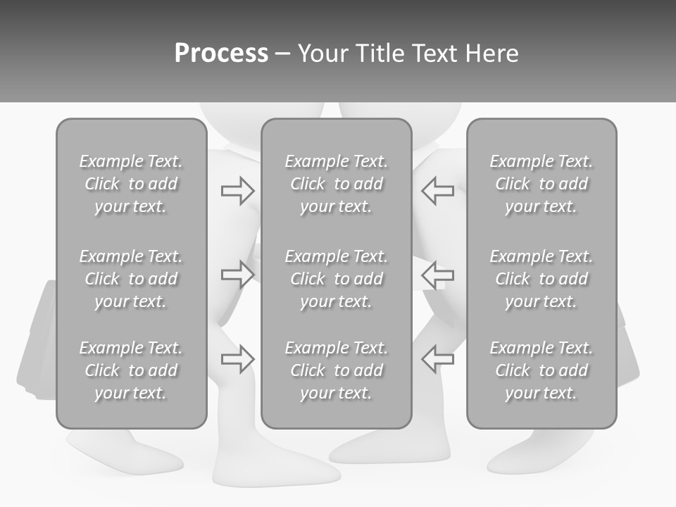 Two People Shaking Hands At A Table With Briefcases PowerPoint Template