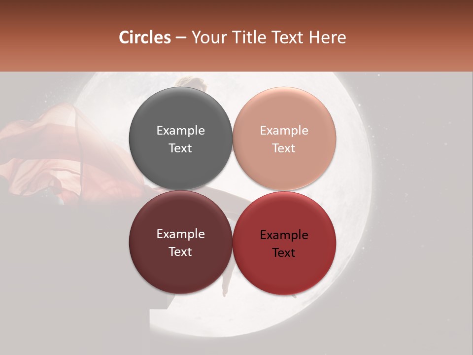 A Woman In A Red Dress Is Sitting On A Ledge PowerPoint Template