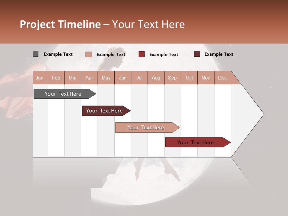 A Woman In A Red Dress Is Sitting On A Ledge PowerPoint Template