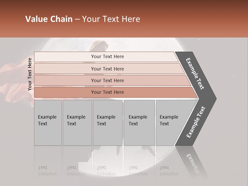 A Woman In A Red Dress Is Sitting On A Ledge PowerPoint Template