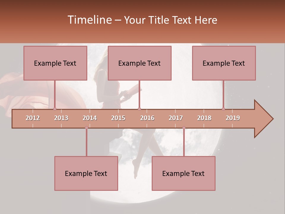 A Woman In A Red Dress Is Sitting On A Ledge PowerPoint Template