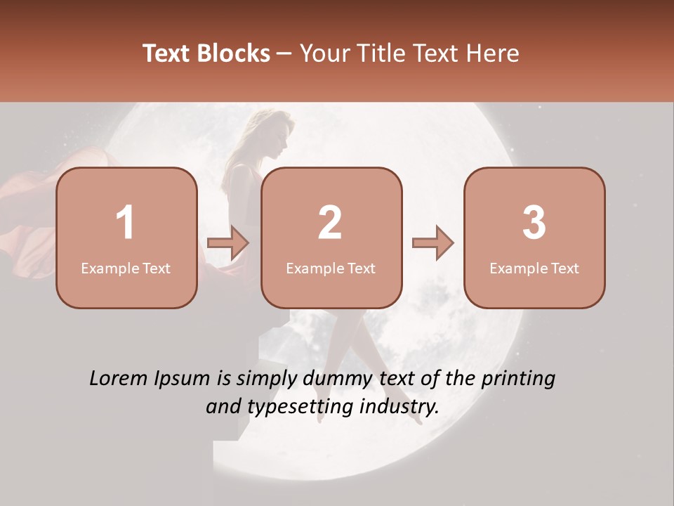 A Woman In A Red Dress Is Sitting On A Ledge PowerPoint Template