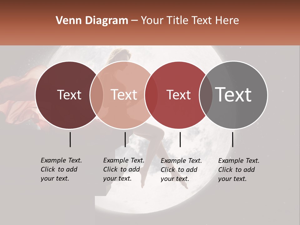 A Woman In A Red Dress Is Sitting On A Ledge PowerPoint Template