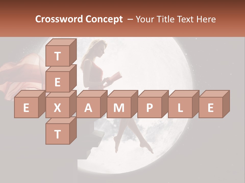 A Woman In A Red Dress Is Sitting On A Ledge PowerPoint Template