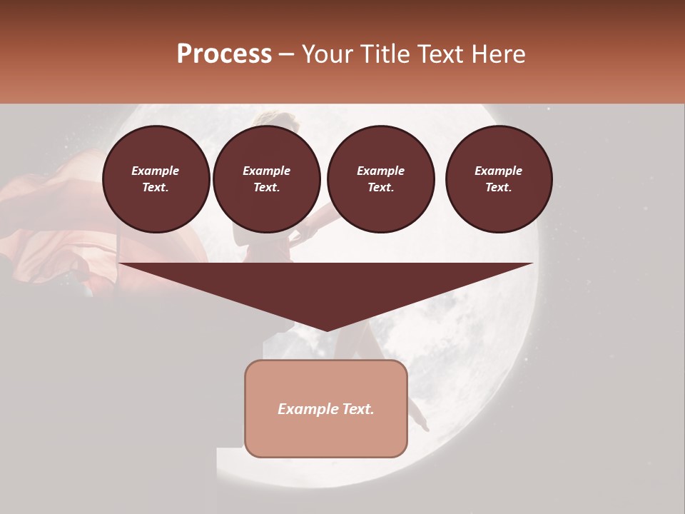 A Woman In A Red Dress Is Sitting On A Ledge PowerPoint Template