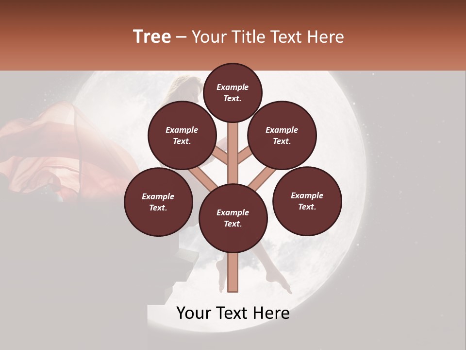 A Woman In A Red Dress Is Sitting On A Ledge PowerPoint Template