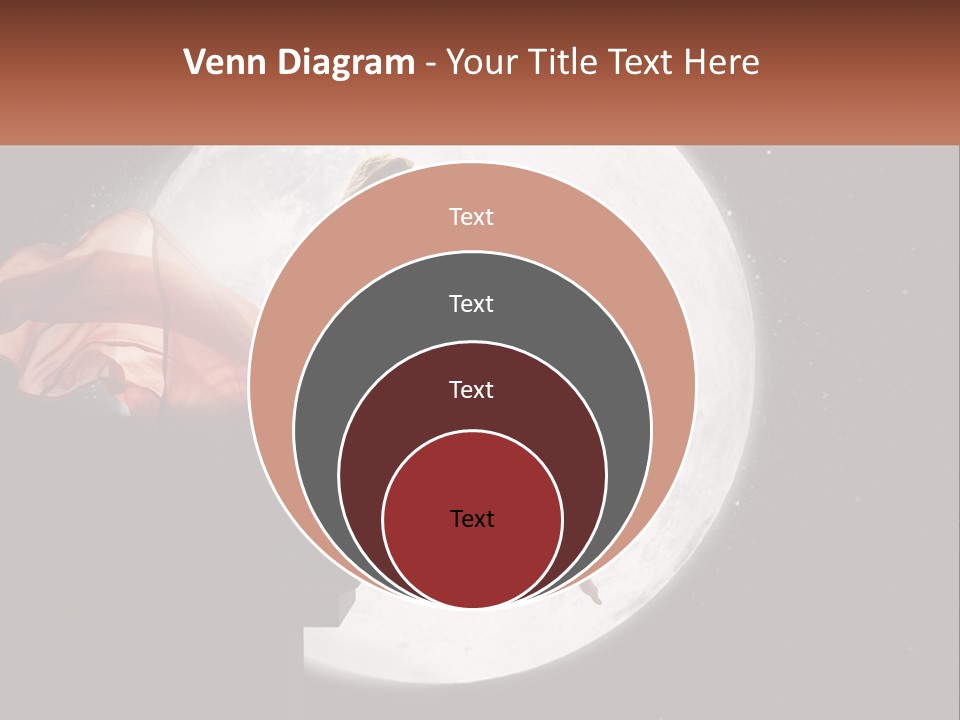 A Woman In A Red Dress Is Sitting On A Ledge PowerPoint Template