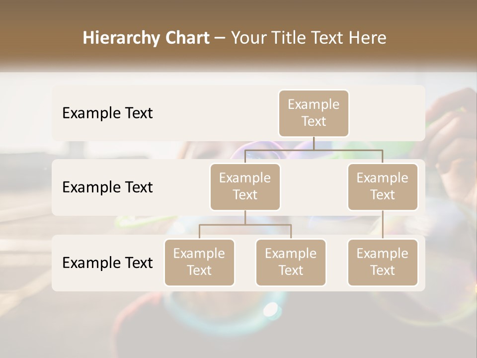 A Young Girl Blowing Bubbles With Her Hands PowerPoint Template
