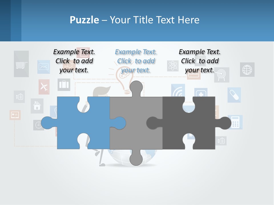 A Man Sitting On A Chair With A Light Bulb Above His Head PowerPoint Template