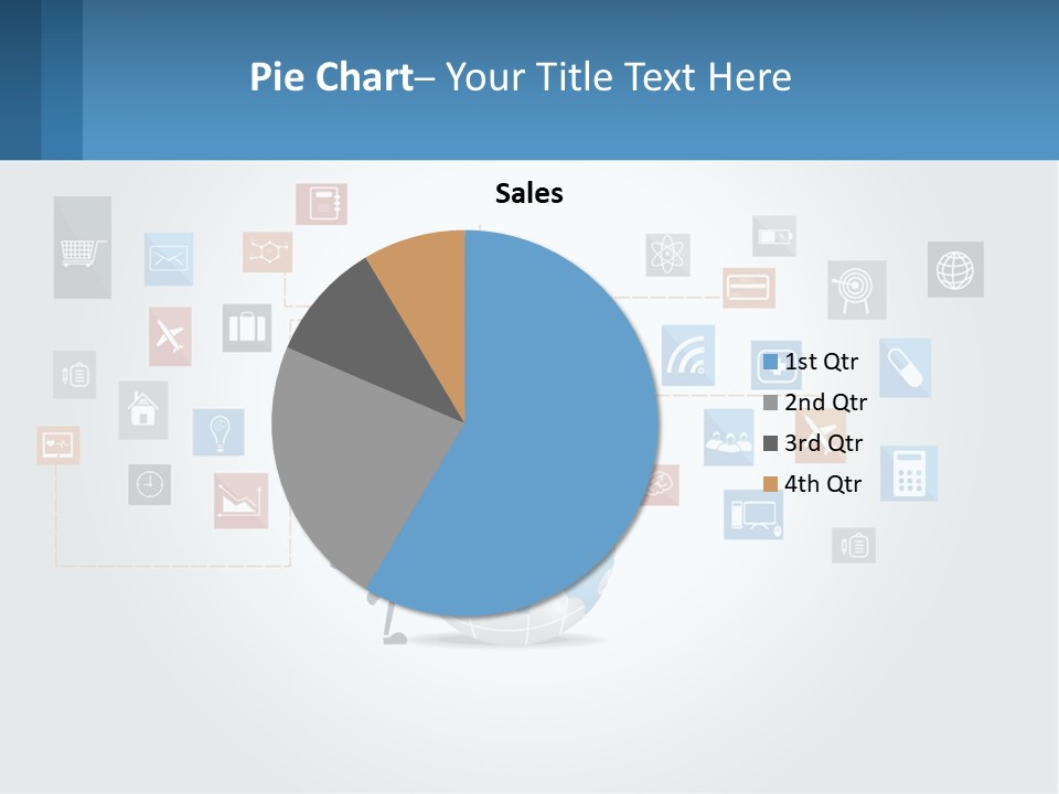 A Man Sitting On A Chair With A Light Bulb Above His Head PowerPoint Template